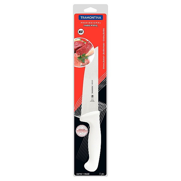 Faca Carne Inox 6 Profissional Branca Tramontina 24607186