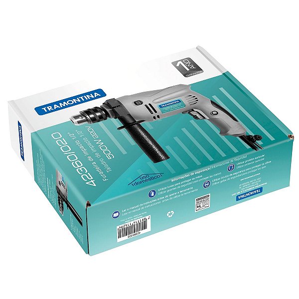 Furadeira De Impacto 1/2 500W 220V Tramontina 42360020