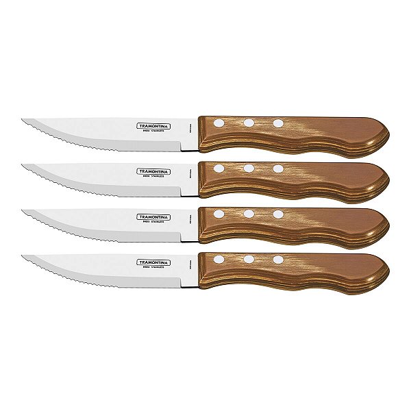 Conj Facas Jumbo Inox 4 Pcs Polywo Tramontina 21199431
