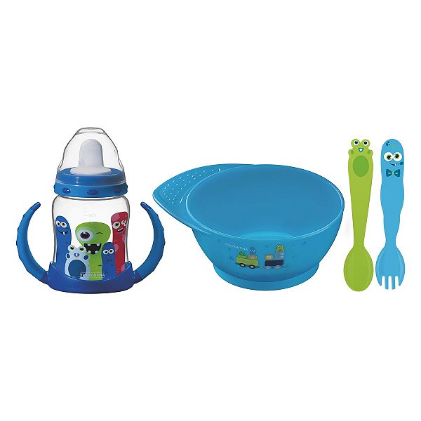 Mamadeira Pratinho Garfinho Bebe Monster Tramontina 23799197