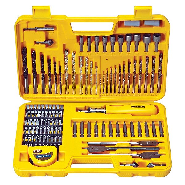 Maleta Com Brocas E Ponteiras 110Pçs Tramontina 43145110