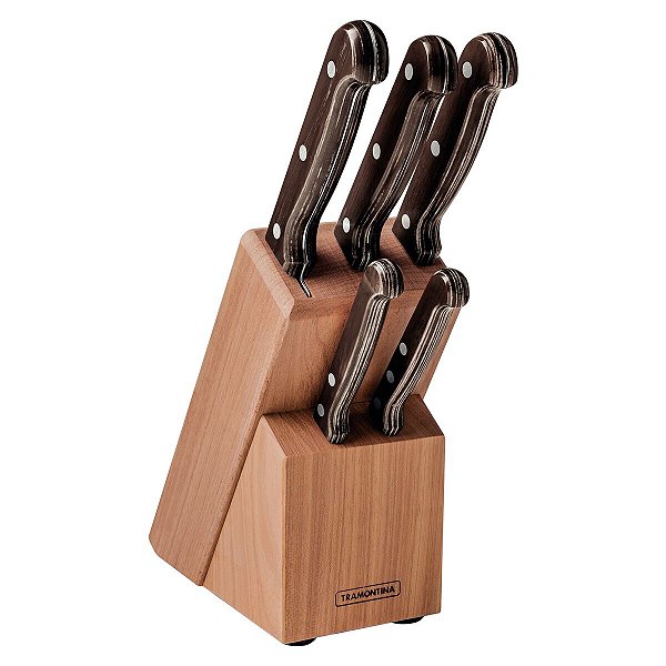 Jogo Facas Churrasco Inox Polywood Tramontina 21199983