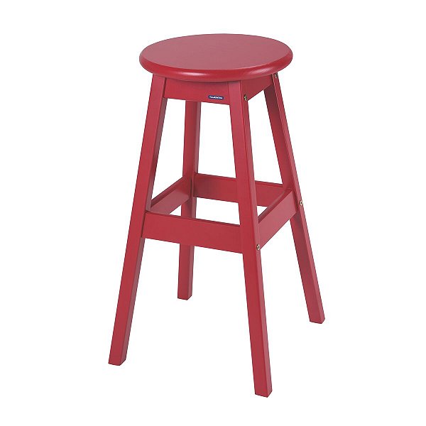 Banqueta Banquinho Naturalle Vermelho Tramontina 91413072