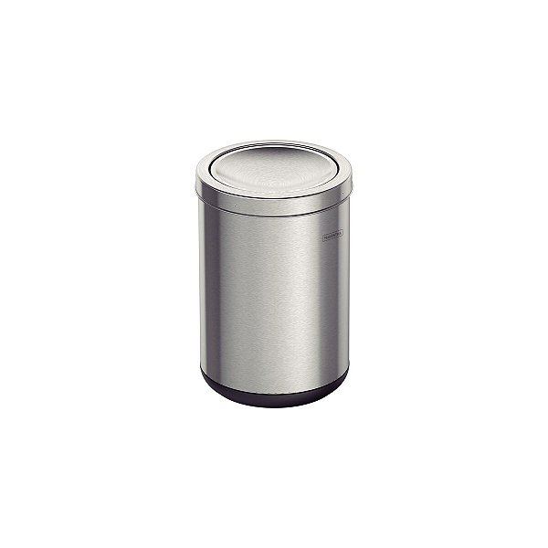 Lixeira Inox Polido Basculante 10L Tramontina 94540022