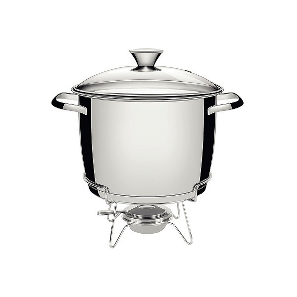 Rechaud Fogareiro Inox 4Pçs Allegra 7,5L Tramontina 65650684