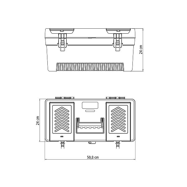Caixa Plastica Injetada 20 Tramontina 43803020