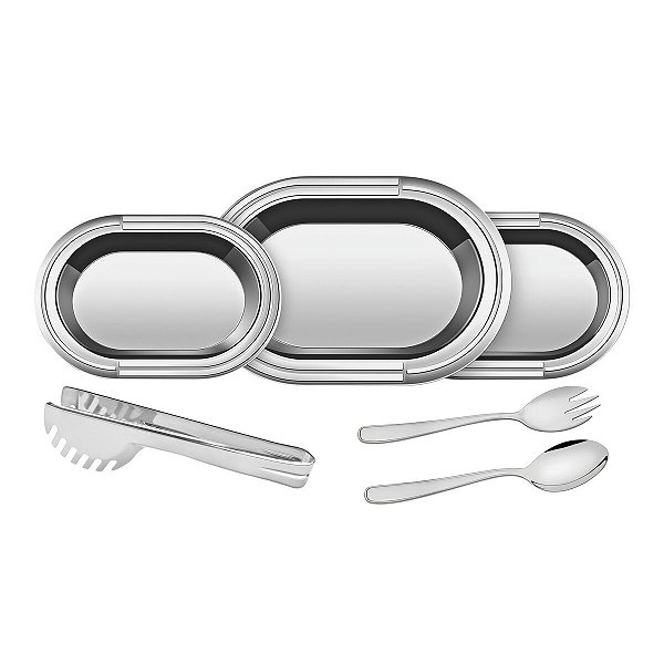 Travessa Prato Inox Servir Ciclo Tramontina 64510860