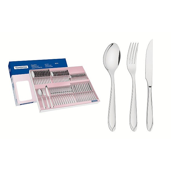 Faqueiro Talher Inox 60 Peças Laguna Tramontina 66906784