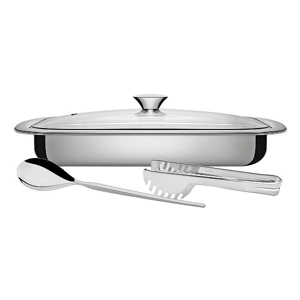 Travessa Assadeira Inox Pegador Cosmos Tramontina 64310114
