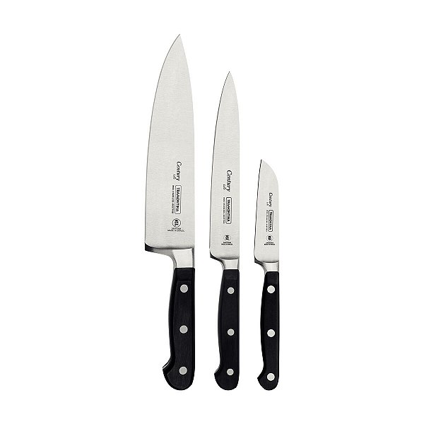 Jogo Facas Chef Legumes Inox Century Tramontina 24099037