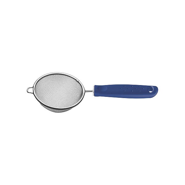 Peneira Aço Inox Com Cabo Azul 10Cm Tramontina 25680111