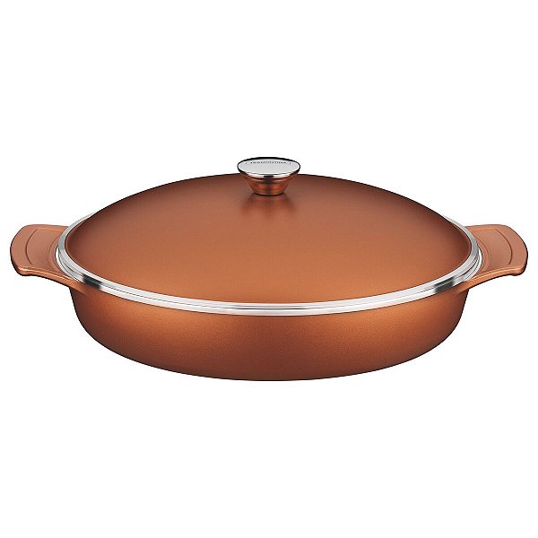 Frigideira Dourada Alumínio Forjado 4,6L 43cm 20951432