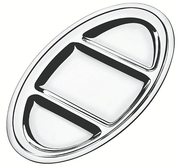Travessa Tripla Aço Inox Tramontina 61405341