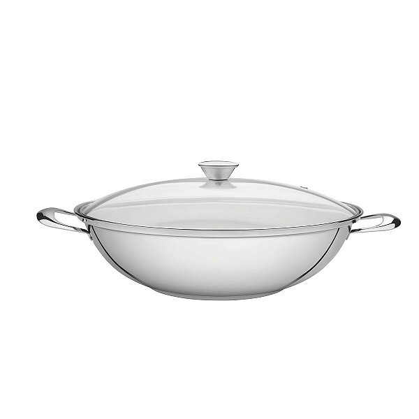 Wok Aço Inox Com Fundo Triplo Ø 34Cm Tramontina 62378340