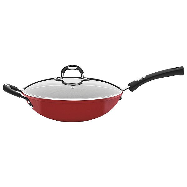 Wok Vermelha Alumínio Teflon 28cm 3,3L Tramontina 20867728