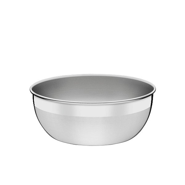 Pote Redondo Inox S/ Tampa Plástica 22Cm 2,9L Tramo 61220221