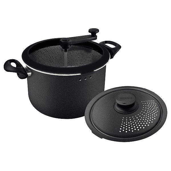 Panela 3 1 Aluminio Pasta Pipoca Vapor 6L Tramontin 20598610