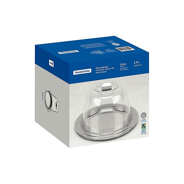 Porta Queijo 2 Pç. Ø 20Cm Tramontina 64510620