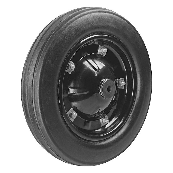 Roda E Pneu Maciço 3.0/8 Bucha Plástica Tramontina 77740024