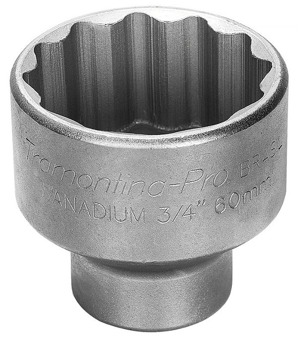 Soquete Estriado 22Mm Encaixe 3/4 Tramontina 44853122