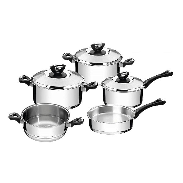 Jogo Panelas Inox Fundo Triplo Solar Tramontina 65720010