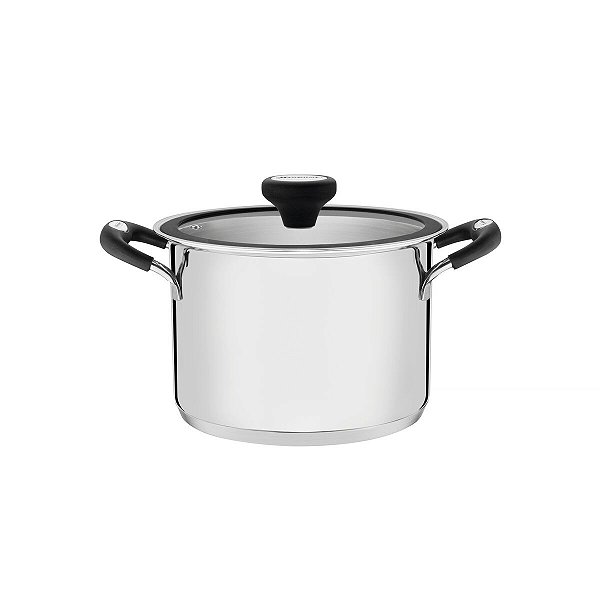 Caldeirão Inox C/ Fundo Triplo 20Cm 4,6L Tramontina 62125203