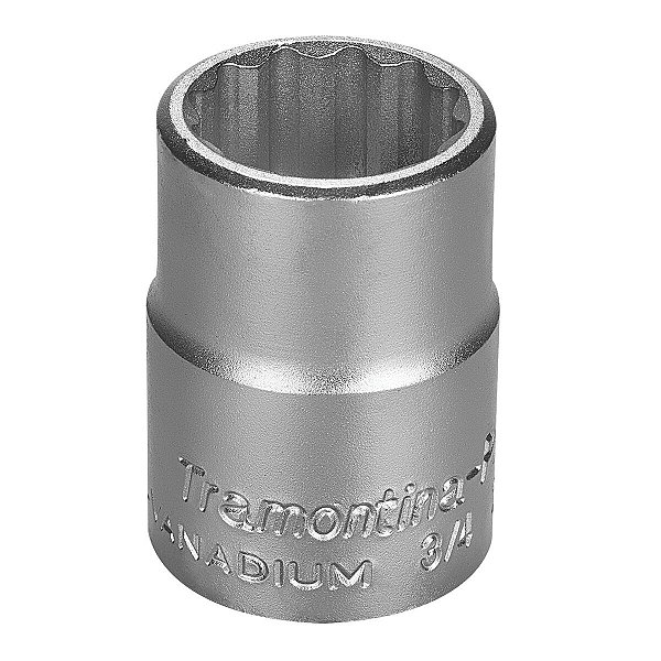 Soquete Estriado 24Mm Encaixe 3/4 Tramontina 44853124