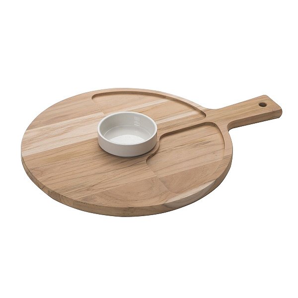 Petisqueira Redonda Divisórias Madeira Tramontina 10239641