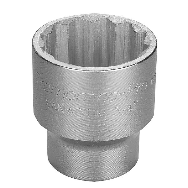 Soquete Estriado 46Mm Encaixe 3/4 Tramontina 44853146