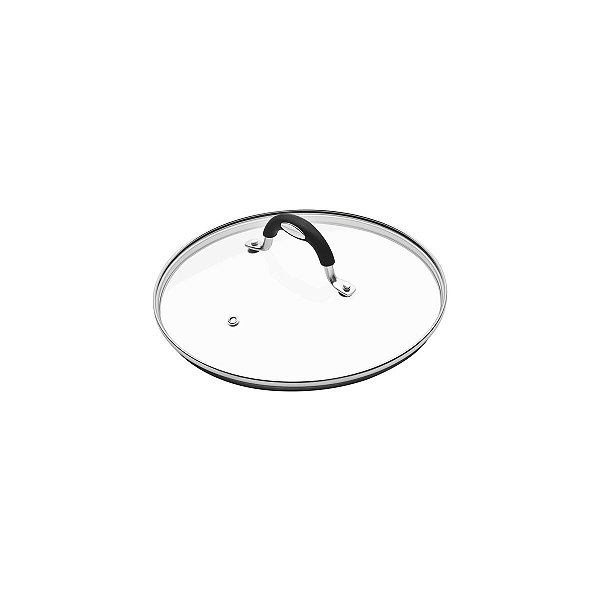 Tampa Vidro E Inox Alça Silicone 20Cm Tramontina 20849020