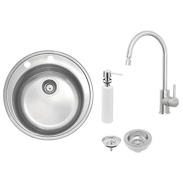 Cuba Sobrepor Redonda Inox Acetina Tramontina 93890102