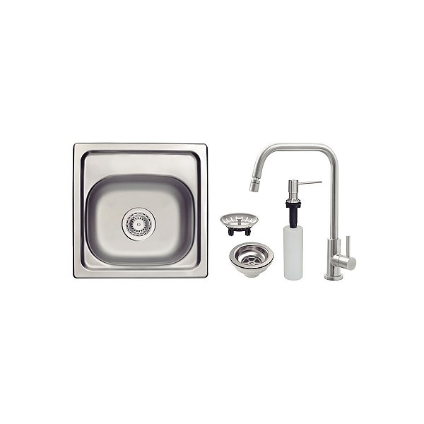 Kit Cuba Varanda Gourmet Inox Pré Pol Tramontina 93931142