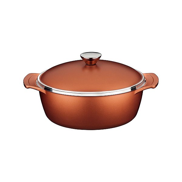 Caçarola Dourada Forjado Teflon 3,9L Tramontina 20960424