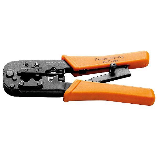 Alicate Para Crimpar Rj11, Rj12 E Rj45 Tramontina 44057100
