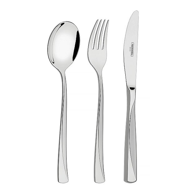 Faqueiro Inox Facas Mesa Alto Bril Tramontina 66936400