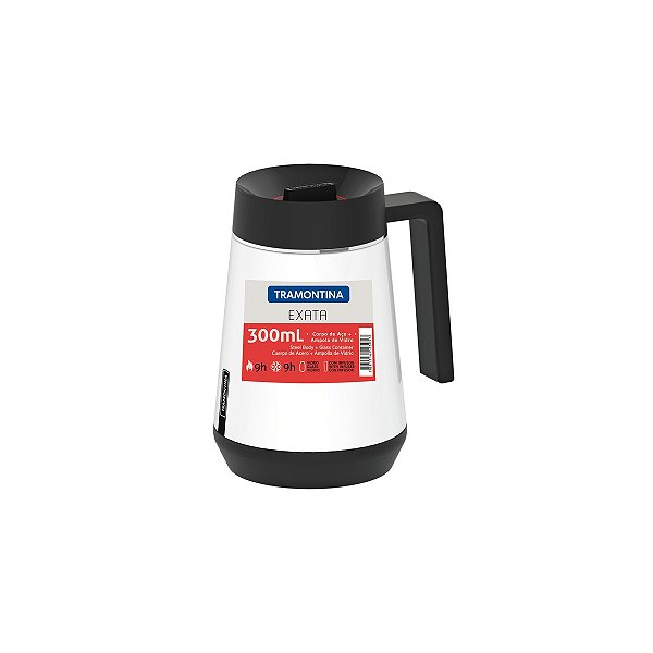 Bule Térmico Inox Branco Infusor 300 Ml Tramontina 61644034