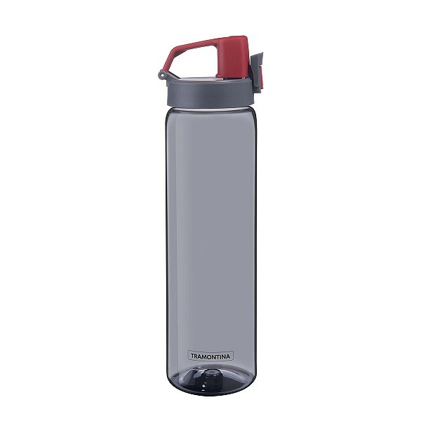 Garrafa Cinza Tritan Parede Simples 900Ml Tramontin 61646083