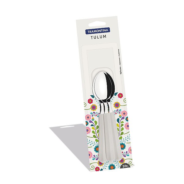 Conjunto Colheres Para Sobremesa 3 Peças Tramonti 23276380