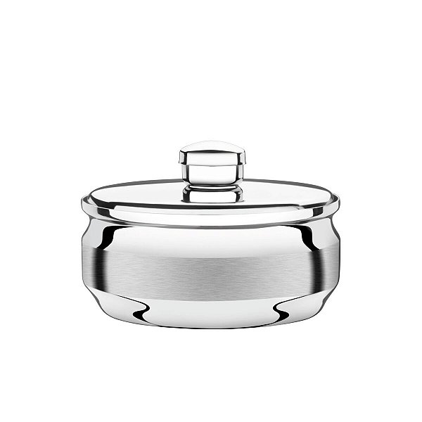 Manteigueira Redonda Inox Com Tampa 180Ml Tramontin 61473080