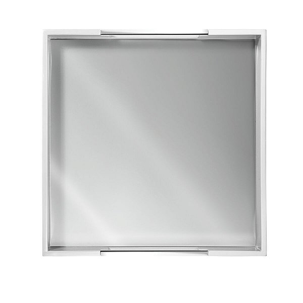 Bandeja Quadrada Branca Com Espelho Tramontina 13024605