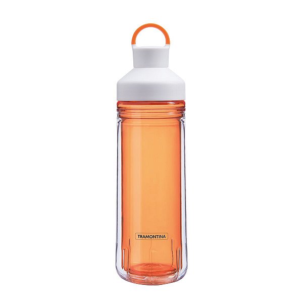 Garrafa Laranja Tritan Parede Dupla 600Ml Tramontin 61643065
