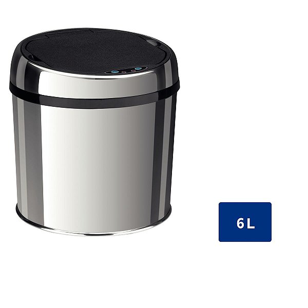 Lixeira Inox Easy 6L Automática Sensor Tramontina 94543006