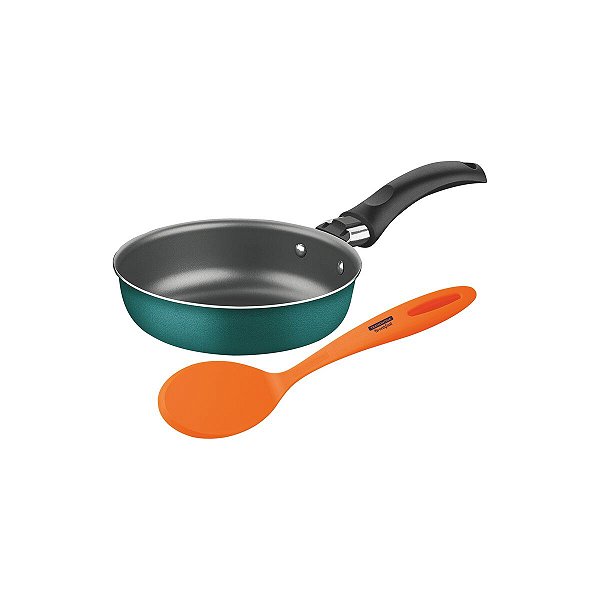 Frigideira P/ Ovo Verde Alumínio Teflon Tramontina 27813003