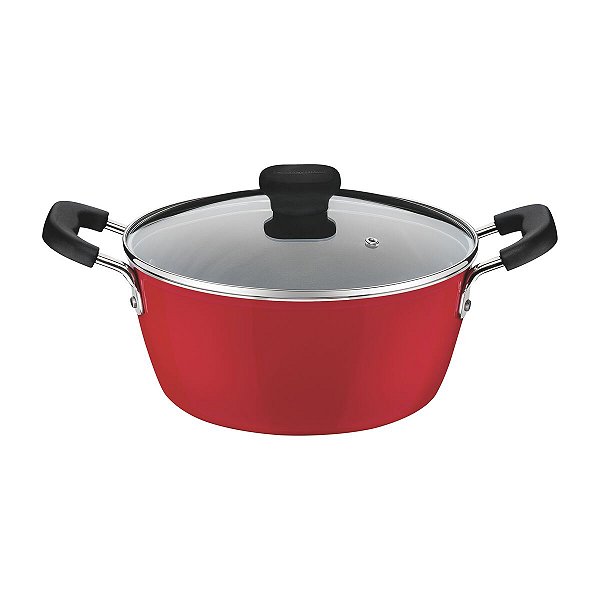Caçarola Vermelha Alumínio Teflon Tramontina 20705724