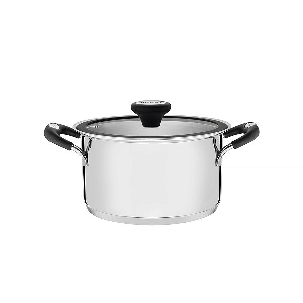 Caçarola Funda Inox Fundo Triplo 24Cm 6,1L Tramonti 62124243