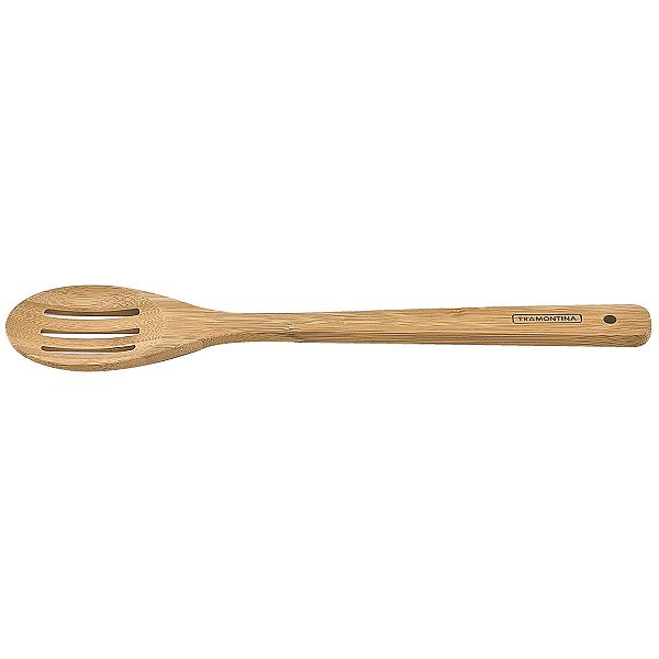 Colher Com Passador Bambu Natural Tramontina 10399026