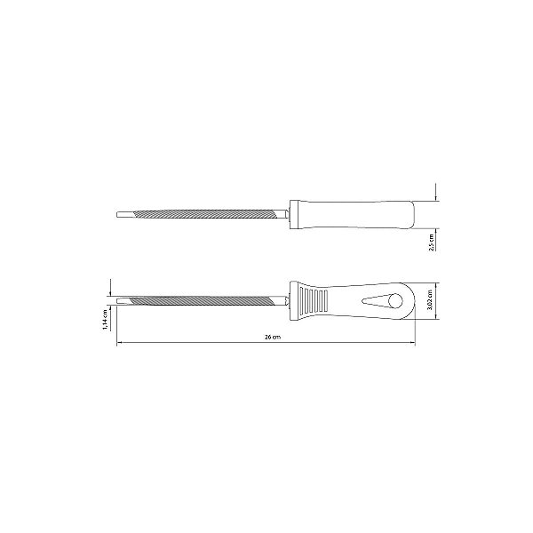 Lima Para Serrote 6'' Com Cabo Tramontina 41700306