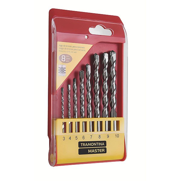 Jogo Brocas Para Concreto Tramontina 43142508