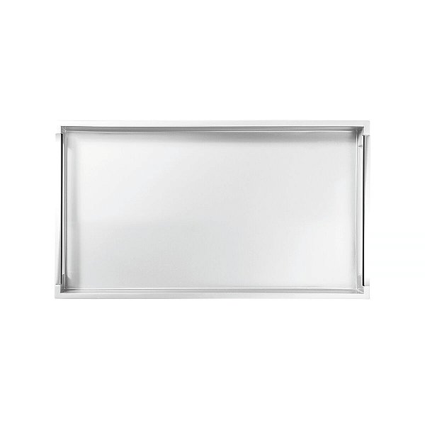 Bandeja Retangular Branca Com Alça Tramontina 13016605