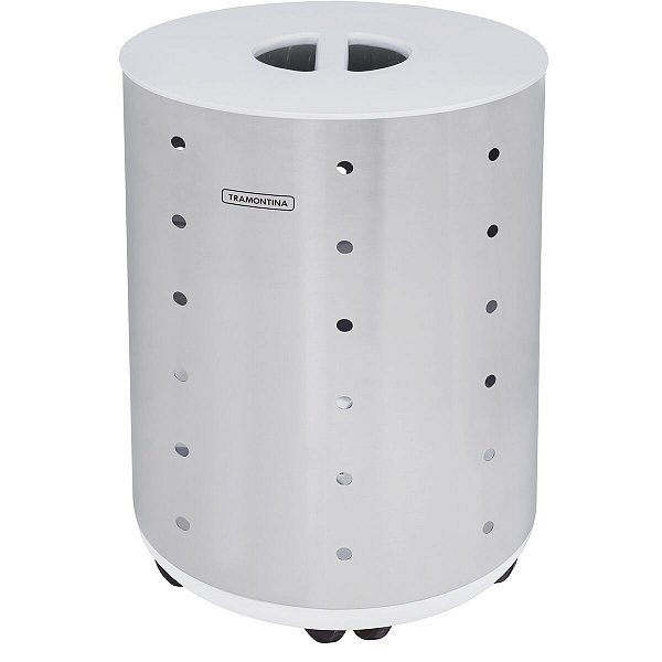 Cesto Roupa Bella 35Kg Inox Scotc 35L Tramontina 94540403